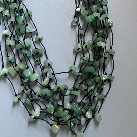 Jade Multi Strand Necklace - Picture 3 of 3